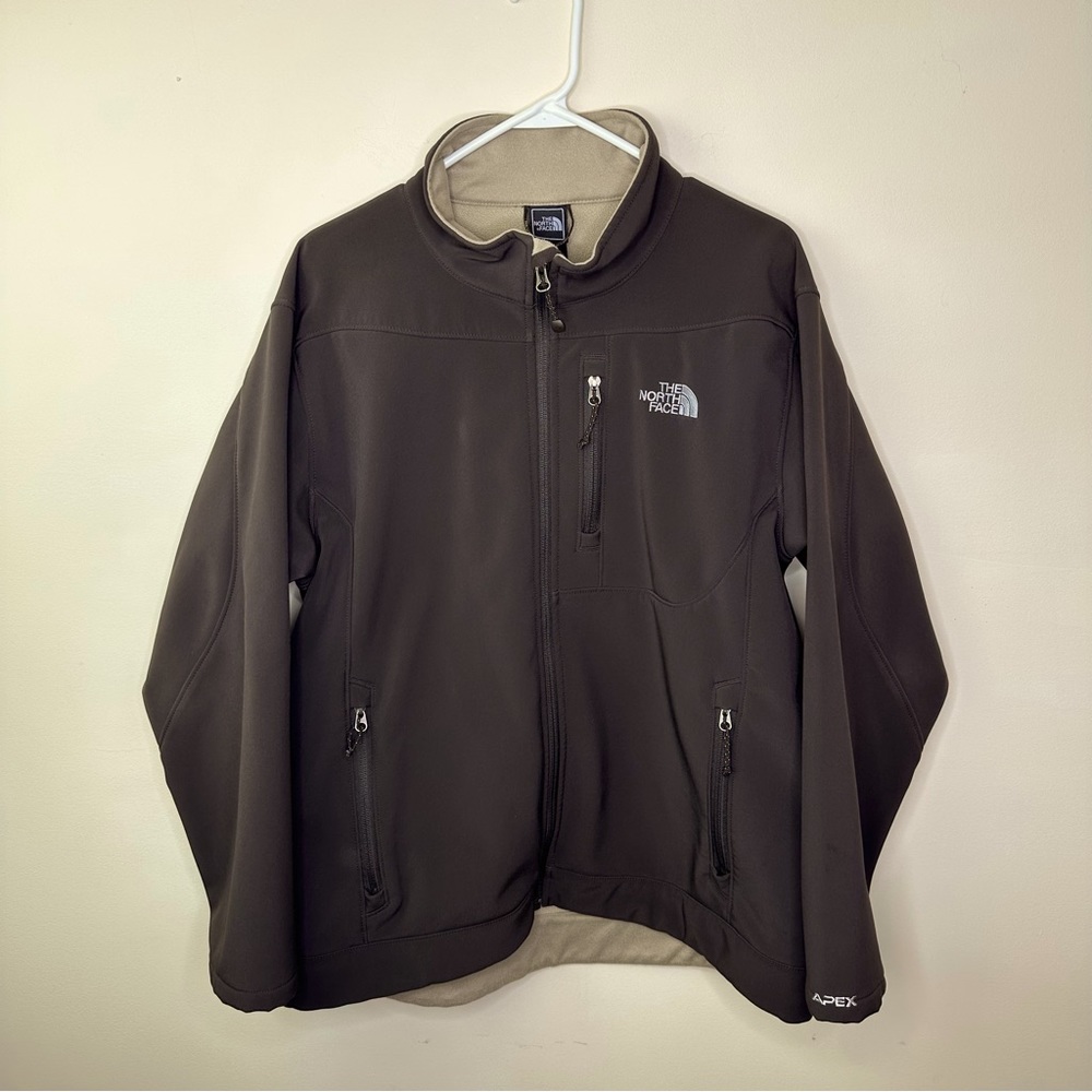 The North Face Apex Bionic Soft Shell Jacket Brown Large